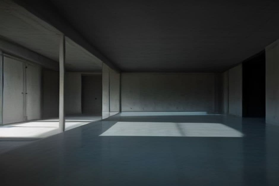 Light and shadow on concrete
