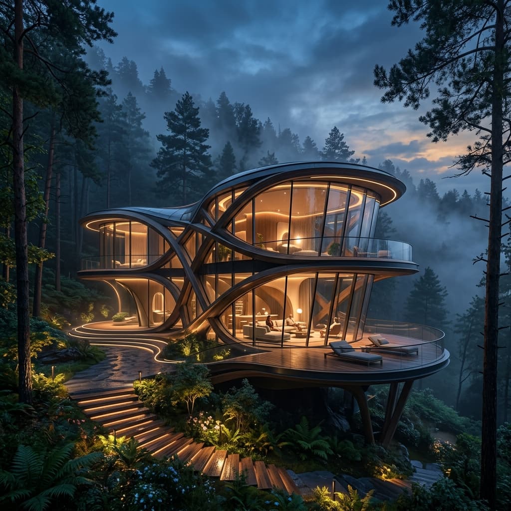 Amma Arch architectural visualization rendering